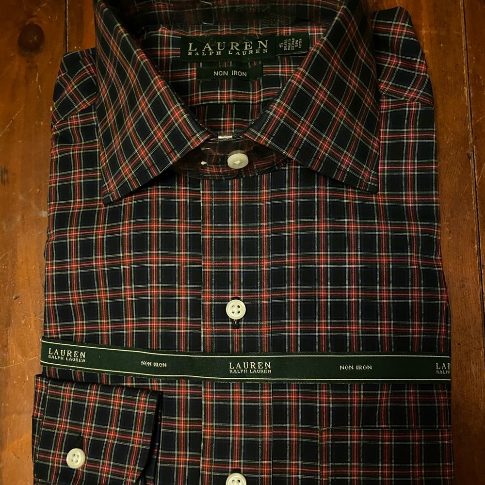 Ralph Lauren Mens Dress Shirt 15 34-35 Brand New